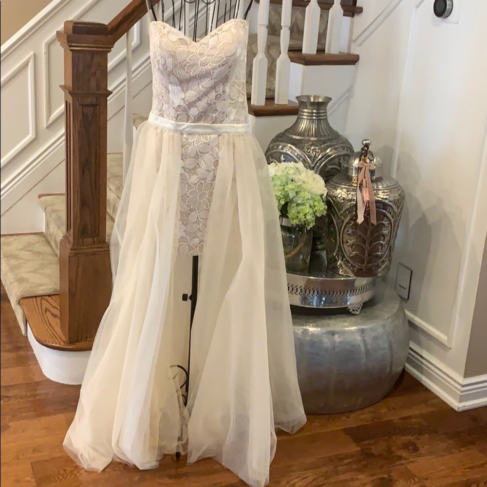 European Lace Two pieces Dress, Forel